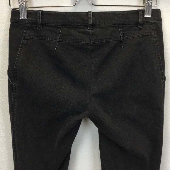 The Row Washed Black Ankle Zip Detail Skinny Jeans - Picture 4 of 13